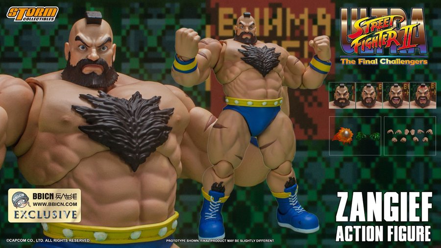 In Stock: Zangief (BBICN Exclusive) - Ultra Street Fighter II The Final Challengers Action Figure