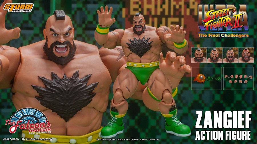 In Stock: Zangief (The Falcon's Hangar Exclusive) - Ultra Street Fighter II The Final Challengers Action Figure