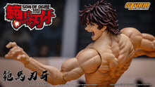 Load image into Gallery viewer, Pre-Order: BAKI HANMA &quot;SON OF THE ORGE&quot; Action Figure
