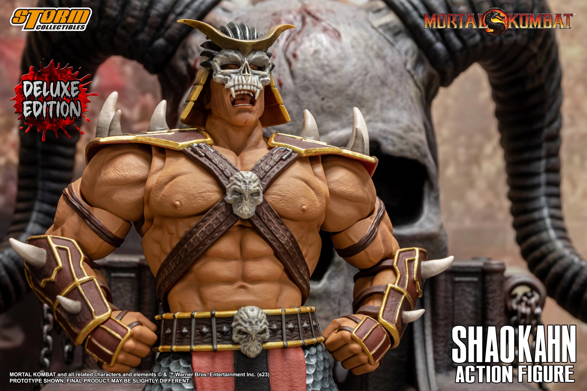 Shao Kahn Mortal Kombat Storm Collectibles Original - Prime Colecionismo -  Colecionando clientes, e acima de tudo bons amigos.