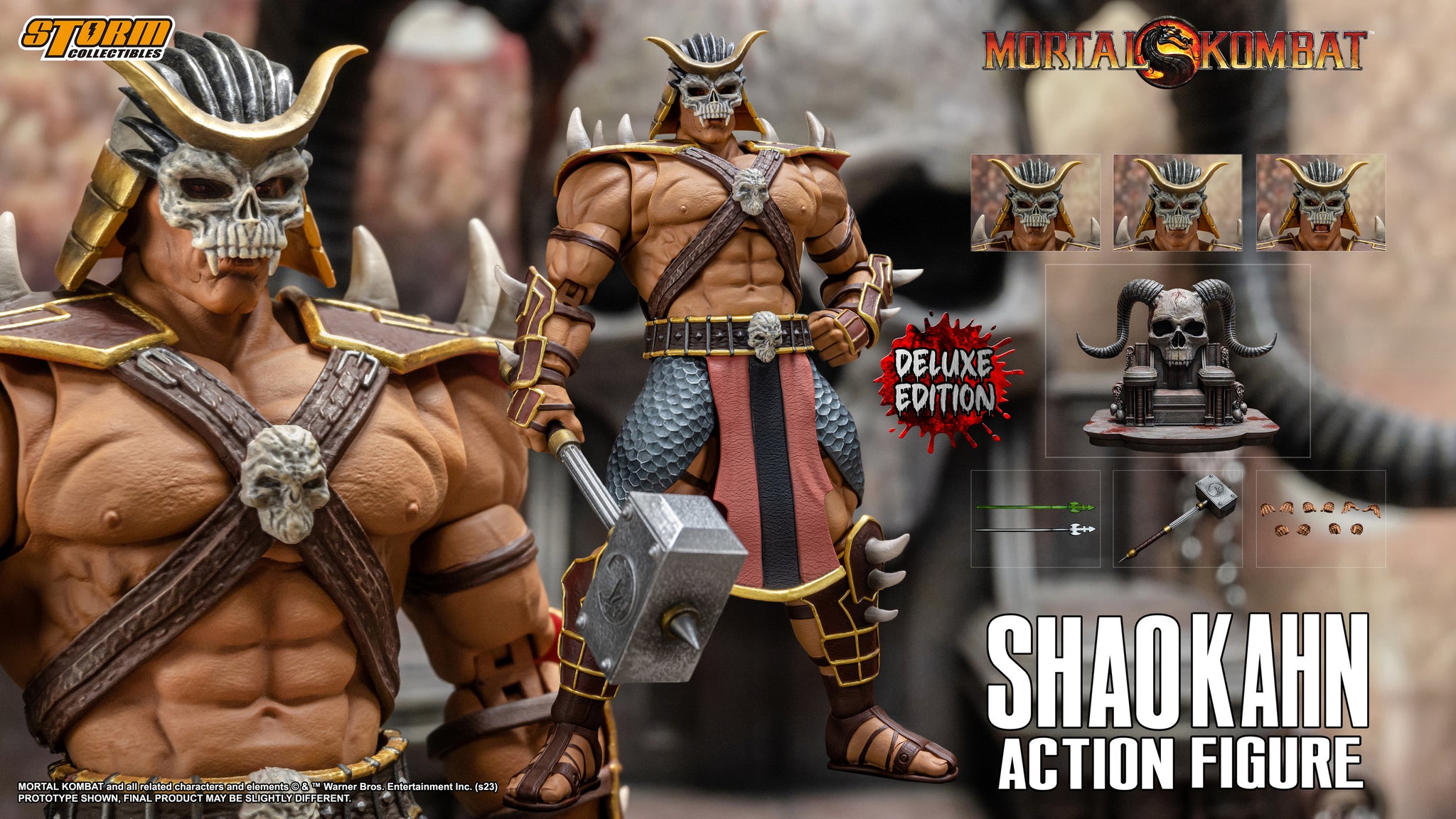 Shao Kahn Mortal Kombat Storm Collectibles Original - Prime Colecionismo -  Colecionando clientes, e acima de tudo bons amigos.